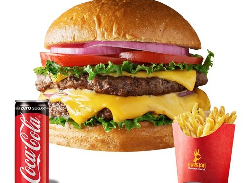 Double Burger Menü